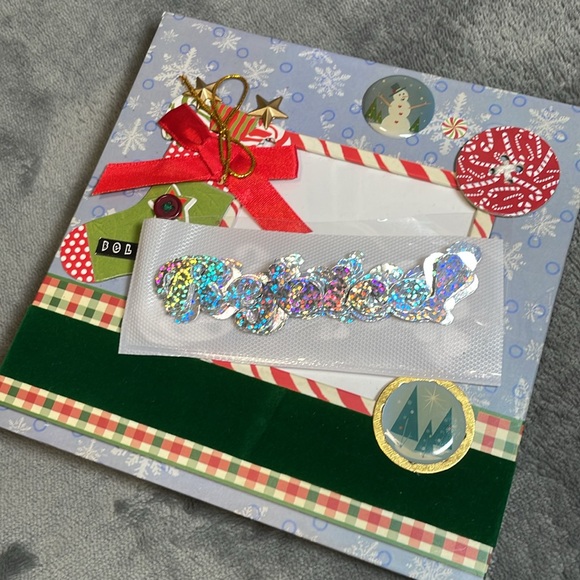Christmas Photo Album + REJOICE decals - Picture 1 of 16
